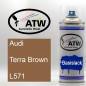 Preview: Audi, Terra Brown, L571: 400ml Sprühdose, von ATW Autoteile West.